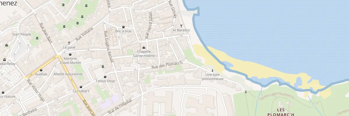 Plan du 39 Rue des Plomarc H à Douarnenez