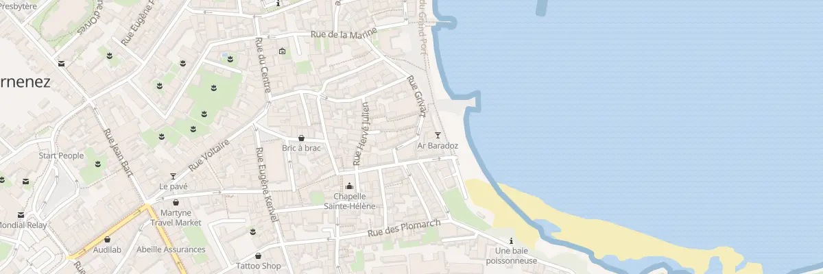 Plan du 11 Rue Grivart à Douarnenez