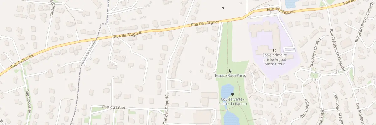 Plan du 29 Rue des Déportés à Lesneven