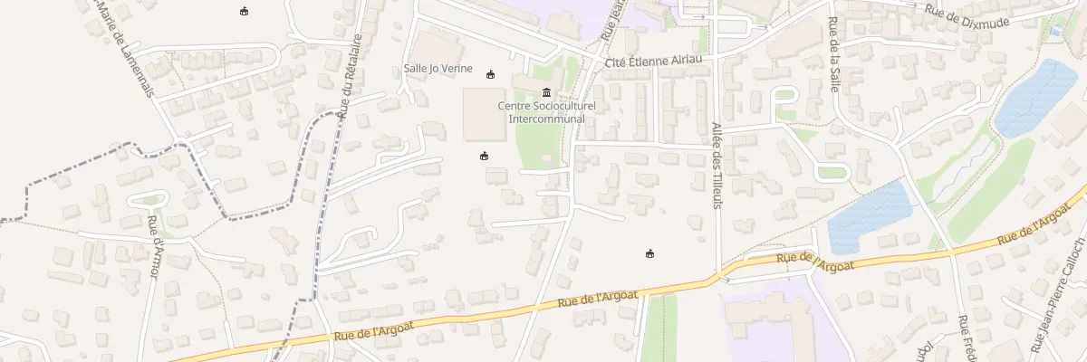 Plan du 6 Rue des Déportés à Lesneven