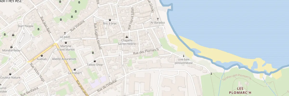 Plan du 33 Rue des Plomarc H à Douarnenez