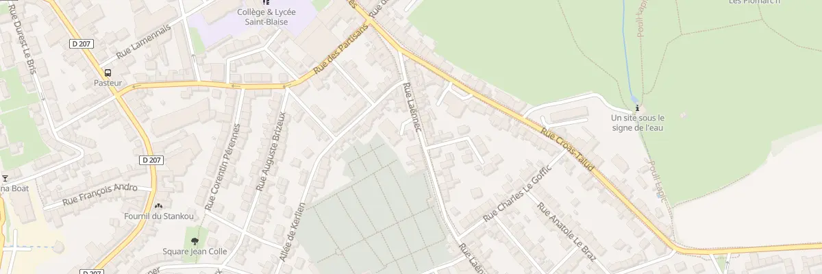 Plan du 24 Rue Laënnec à Douarnenez