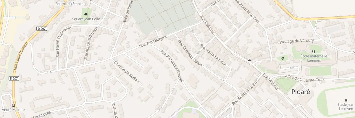 Plan du 7 Rue Alexandre Brethel à Douarnenez