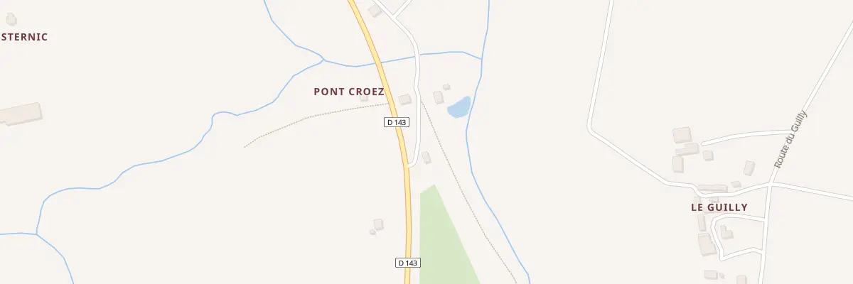 Plan du 5055 Pont Croes à Pouldergat