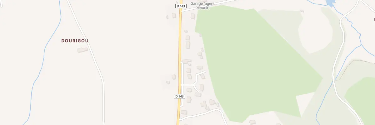 Plan du 243 Le Bourg à Pouldergat