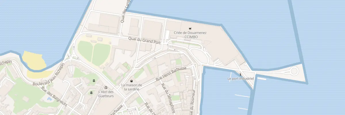 Plan du 7 Bd de la France Libre à Douarnenez