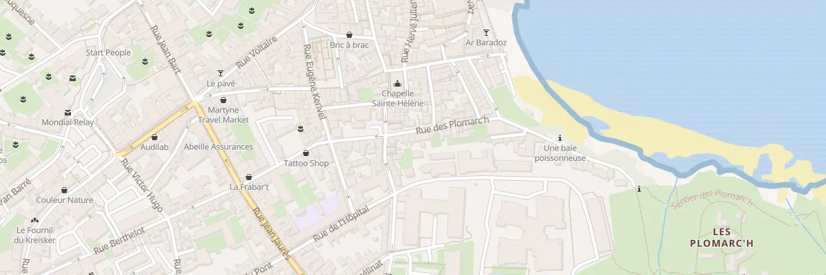 Plan du 40 Rue des Plomarc H à Douarnenez