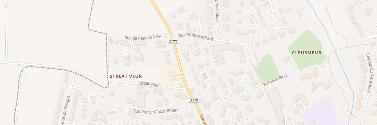 Plan du 72 Rue du Four à Lesneven