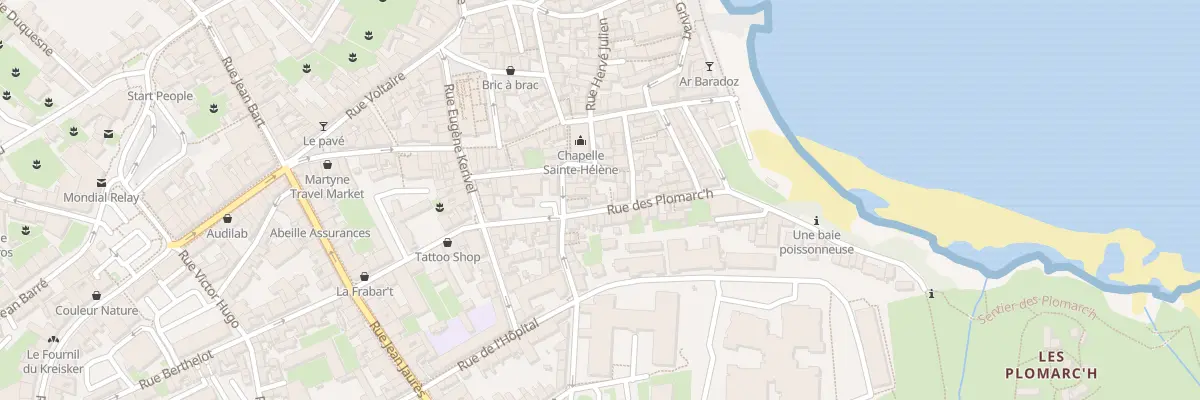 Plan du 27 Rue des Plomarc H à Douarnenez