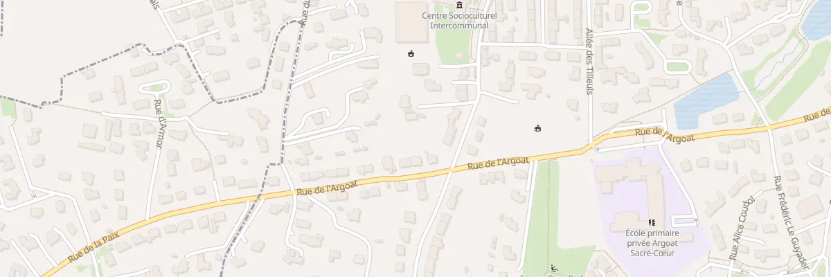Plan du 22 Rue de l’Argoat à Lesneven