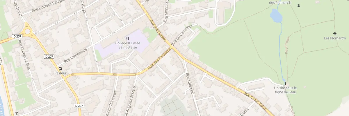 Plan du 6 Rue Laënnec à Douarnenez