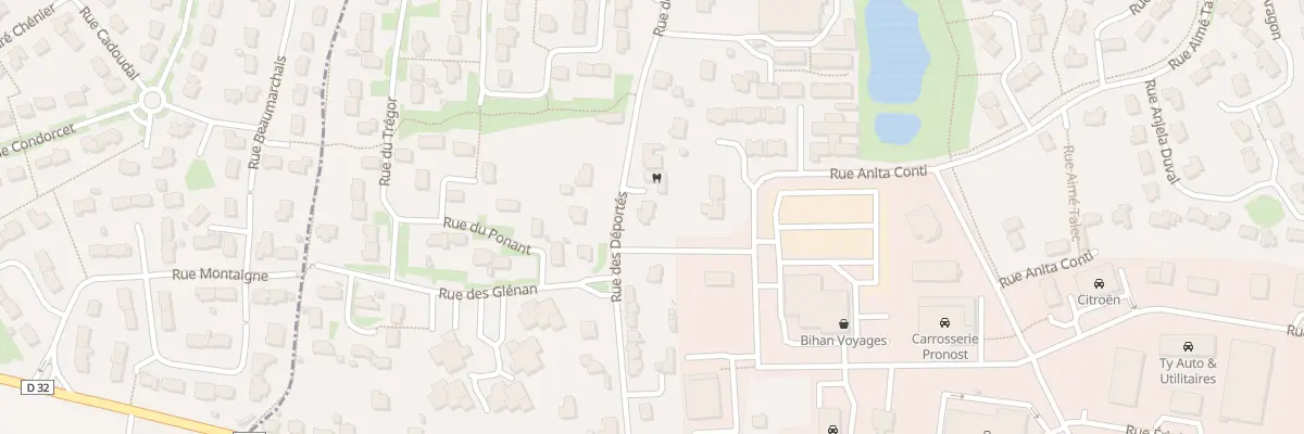 Plan du 49B Rue des Déportés à Lesneven