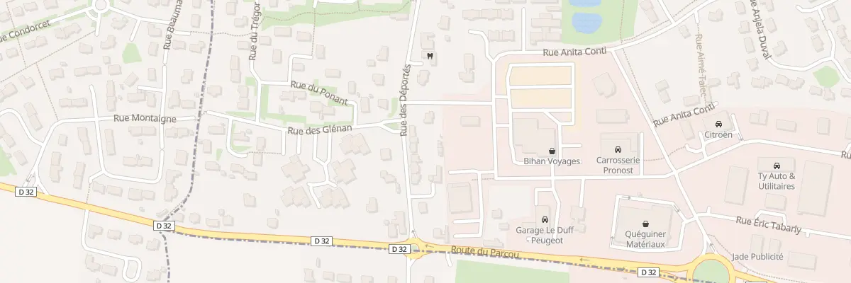 Plan du 53 Rue des Déportés à Lesneven