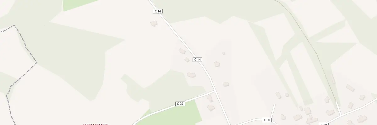 Plan du 390 Rte du Carn à Loperhet