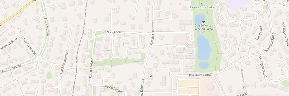 Plan du 5 Rue des Abers à Lesneven