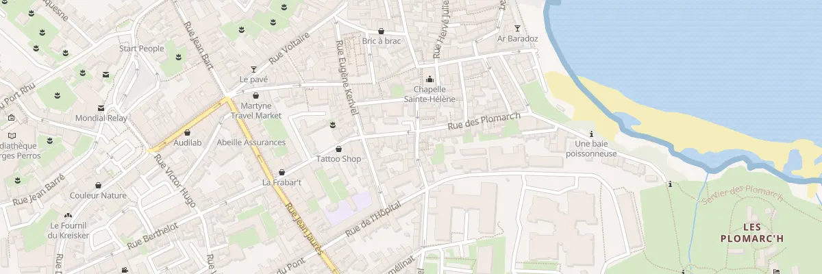 Plan du 32B Rue des Plomarc H à Douarnenez