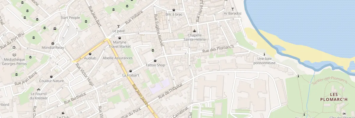 Plan du 26 Rue des Plomarc H à Douarnenez