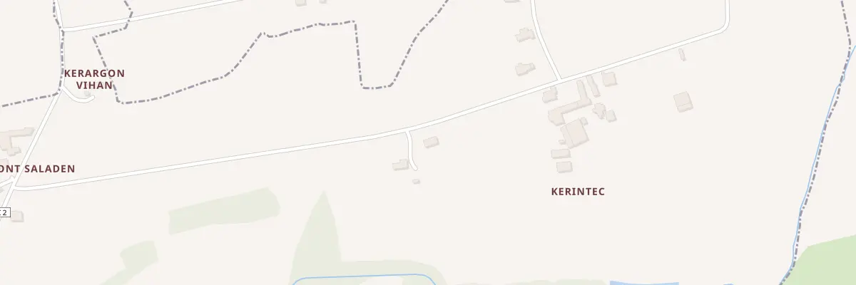 Plan du 618A Kerintec à Pouldreuzic