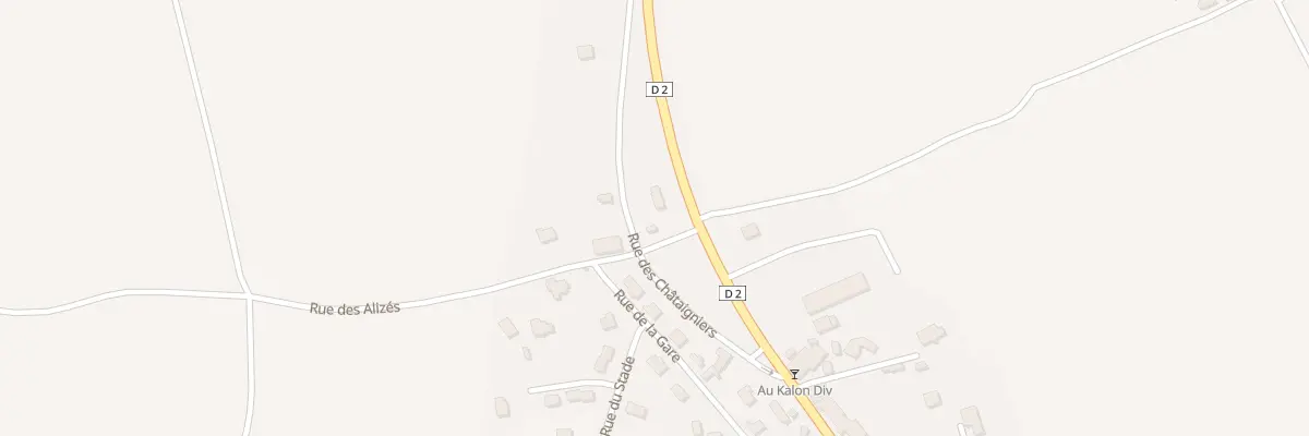 Plan du 5 Rue des Châtaigniers à Tréogat