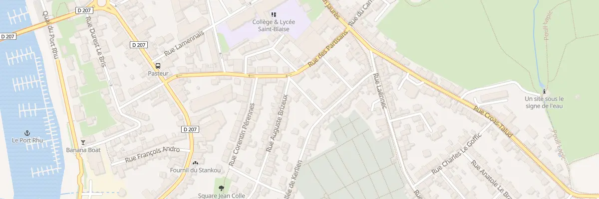 Plan du 6 Rue Théodore Botrel à Douarnenez
