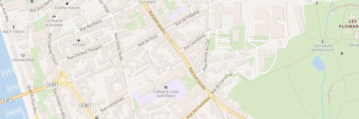 Plan du 52 Rue Jean Jaurès à Douarnenez