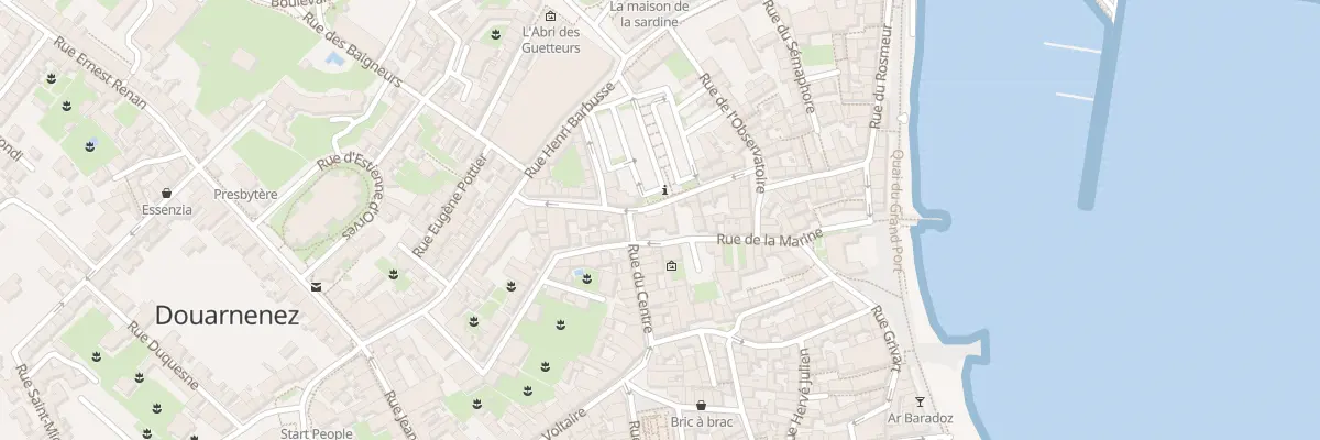 Plan du 1 Rue de la Marine à Kerlaz