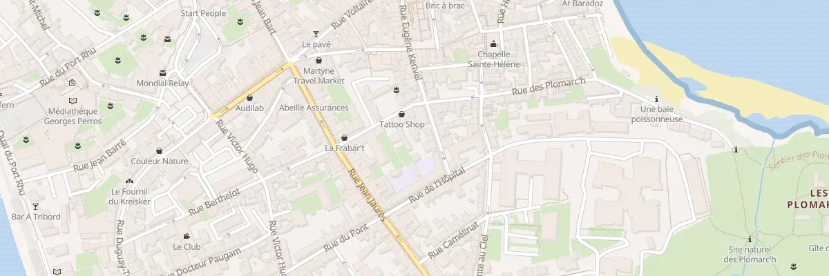 Plan du 16B Rue des Plomarc H à Douarnenez