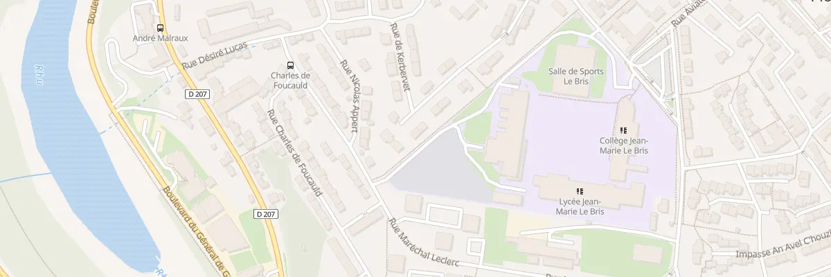 Plan du 18 Rue de Kerbervet à Douarnenez