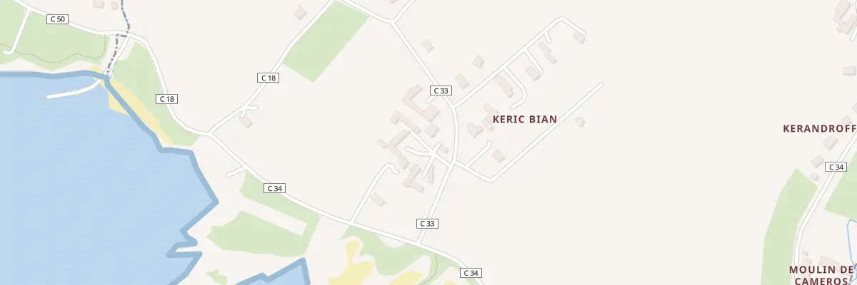 Plan du 251 Keric Bian à Argol