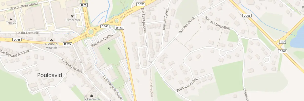 Plan du 17 Rue Saint Jacques à Douarnenez