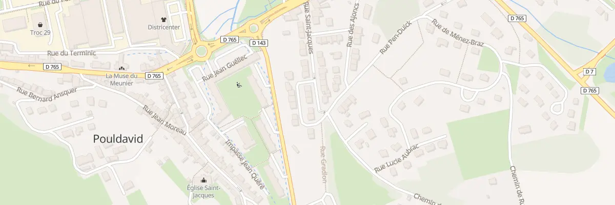 Plan du 22 Rue Saint Jacques à Douarnenez
