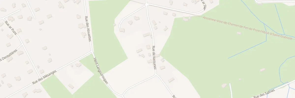 Plan du 358 Rue de Kersunez à Penmarch