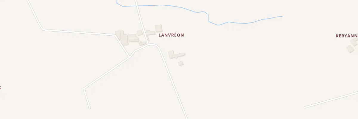 Plan du 2 Lanvreon à Peumerit