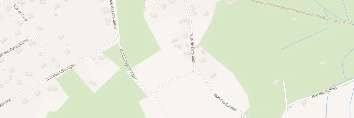 Plan du 470 Rue de Kersunez à Penmarch