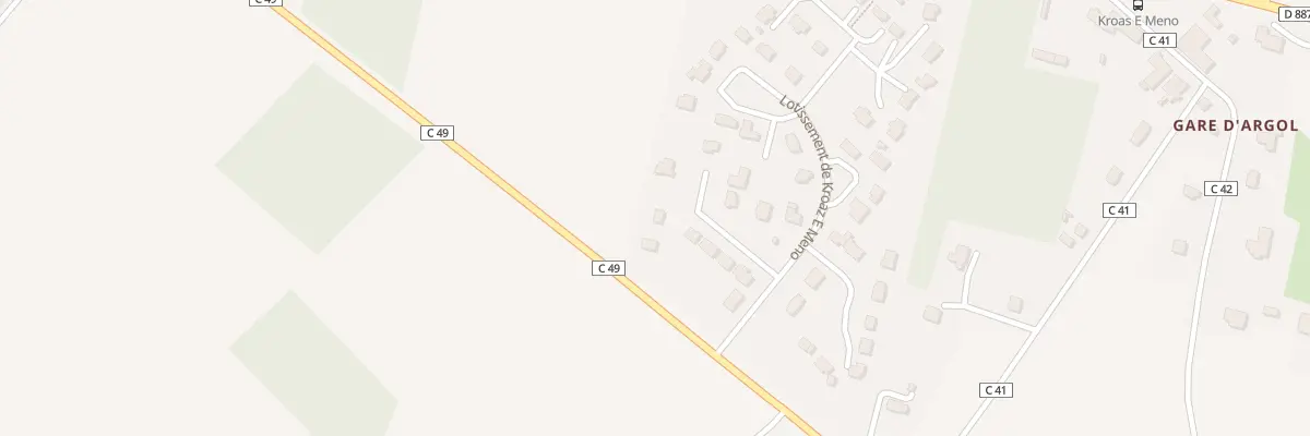 Plan du 7 Lot de Kroaz E Meno à Telgruc-sur-Mer