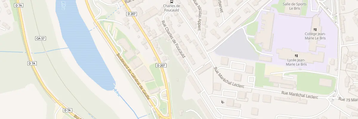 Plan du 26 Rue Charles de Foucauld à Douarnenez