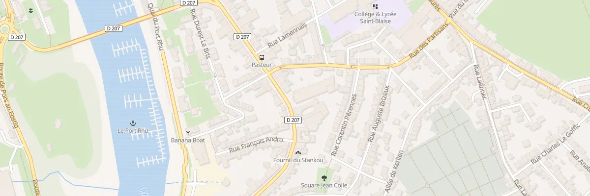 Plan du 33 Rue Louis Pasteur à Douarnenez