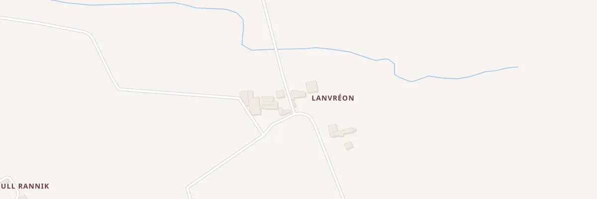 Plan du 4 Lanvreon à Peumerit