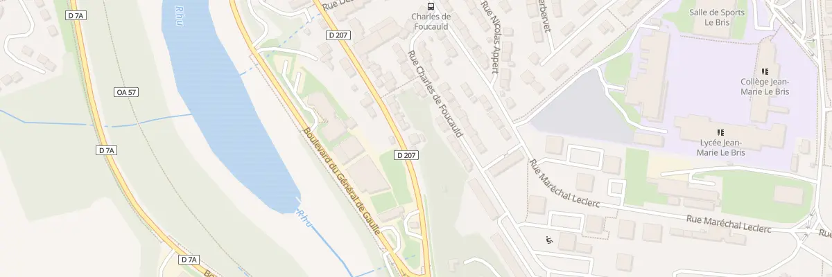 Plan du 109 Rue Louis Pasteur à Douarnenez