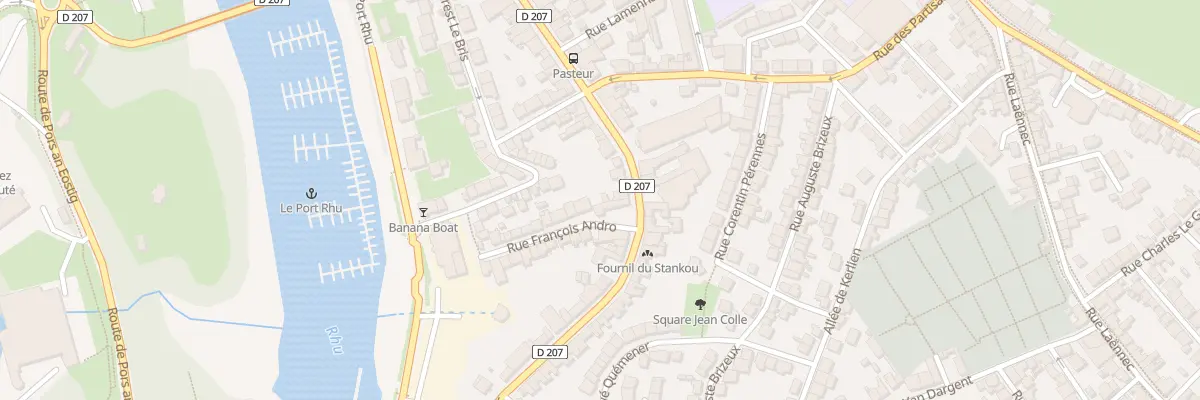 Plan du 56 Rue Louis Pasteur à Douarnenez