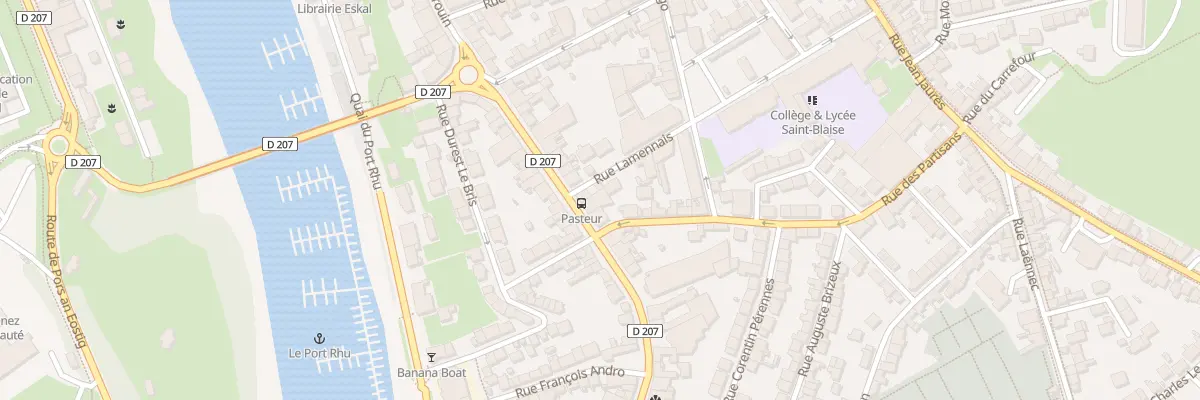 Plan du 21B Rue Louis Pasteur à Douarnenez