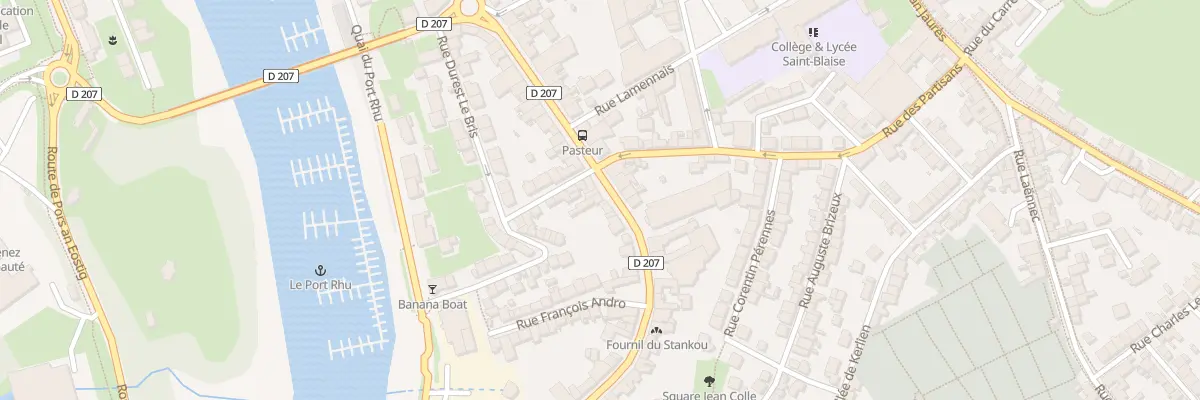 Plan du 42 Rue Louis Pasteur à Douarnenez