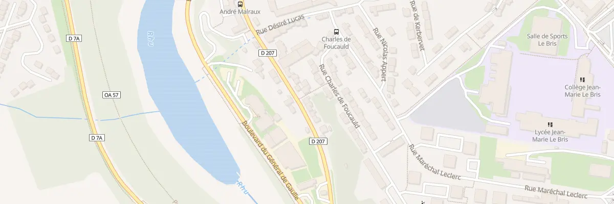 Plan du 101 Rue Louis Pasteur à Douarnenez