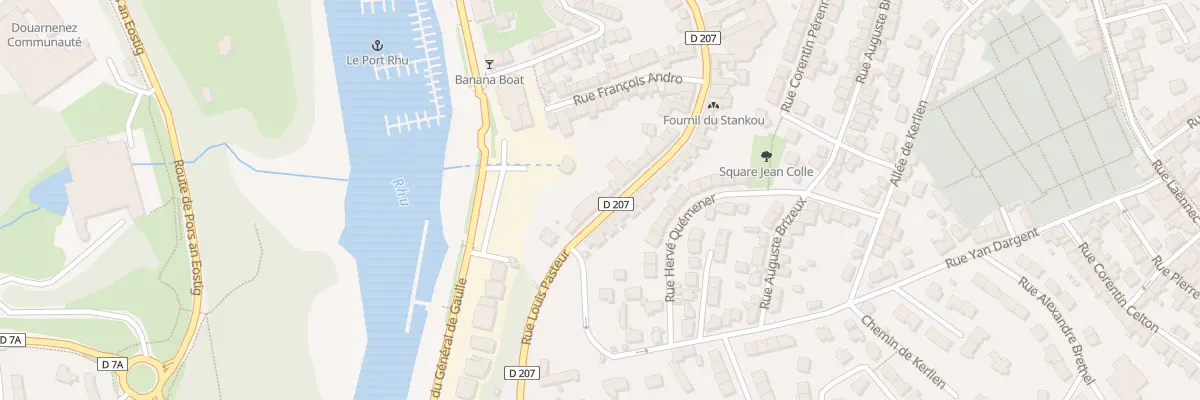 Plan du 78 Rue Louis Pasteur à Douarnenez