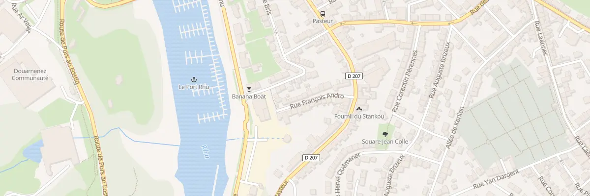 Plan du 9 Rue Francois Andro à Douarnenez