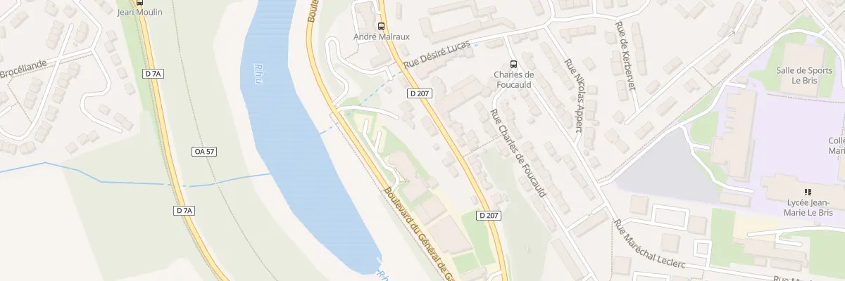 Plan du 96 Rue Louis Pasteur à Douarnenez