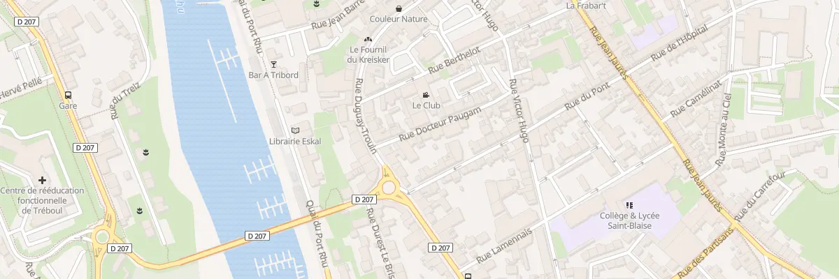 Plan du 6 Rue du Docteur Paugam à Douarnenez