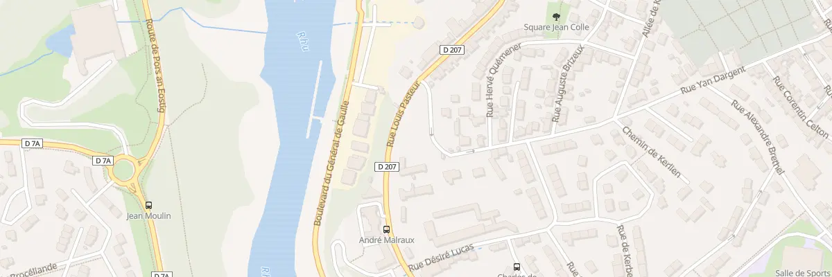 Plan du 57 Rue Yan Dargent à Douarnenez