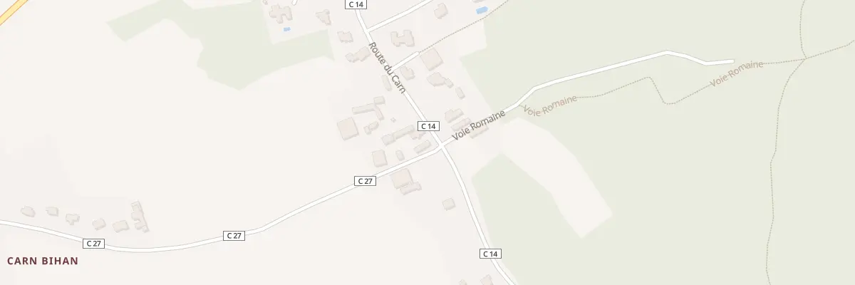 Plan du 27 Le Carn à Loperhet