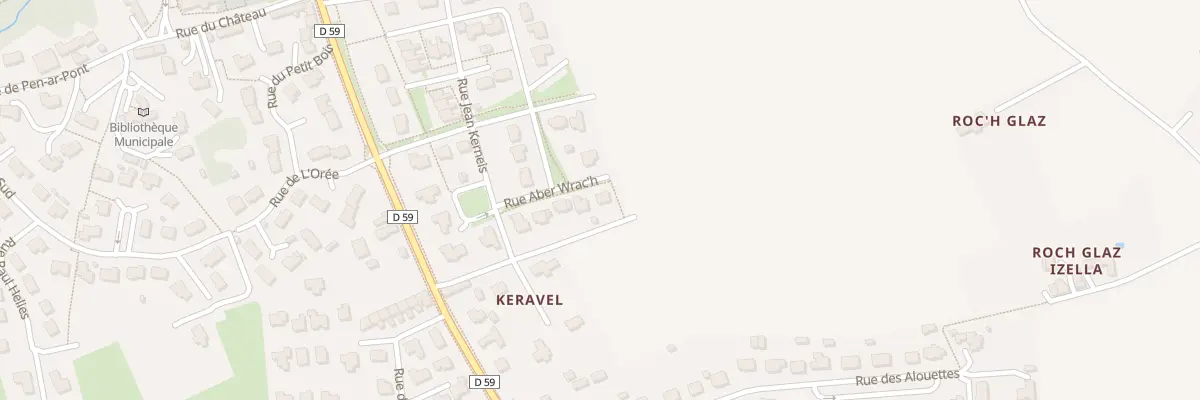 Plan du 9 Rue Aber Wrach à Saint-Divy